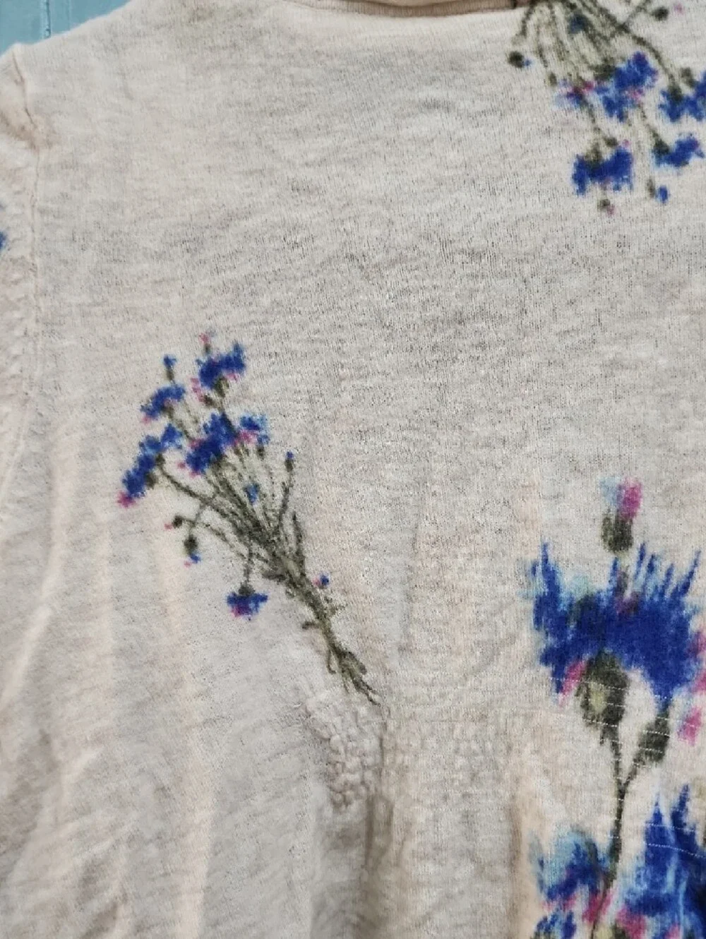 Knitted & Knotted Anthropologie Floral Cardigan - Picture 8 of 8
